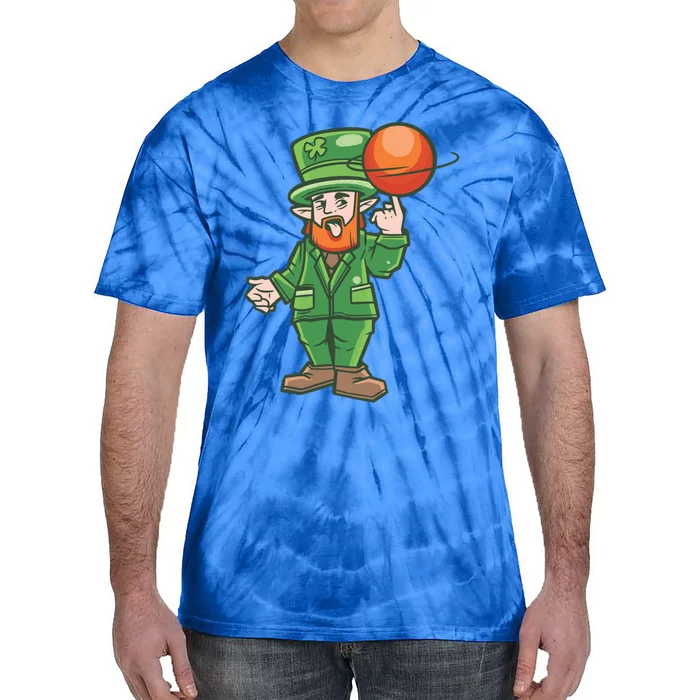 Basketball Leprechaun St Patrick's Day Irish Cool Gift Tie-Dye T-Shirt