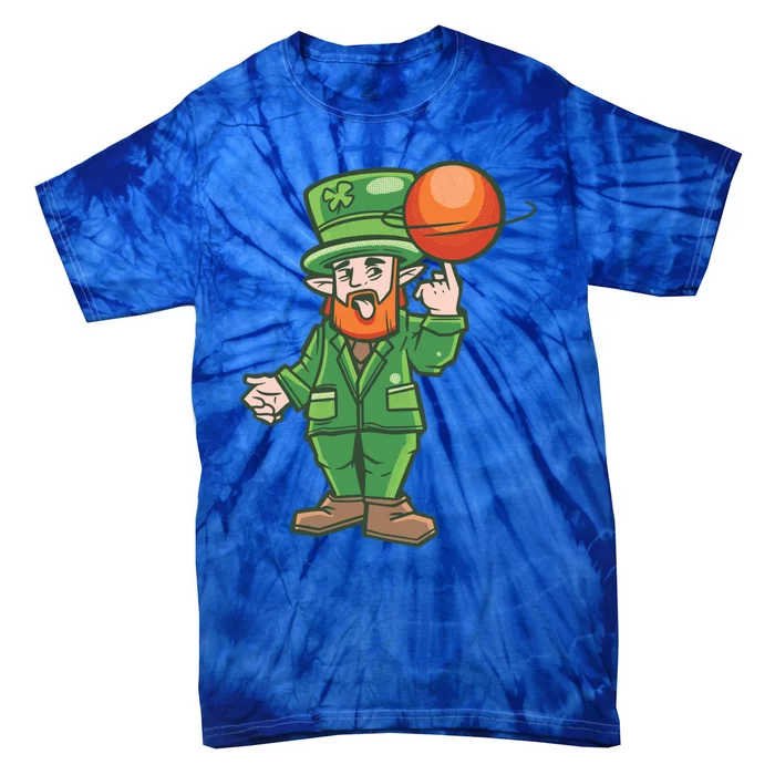 Basketball Leprechaun St Patrick's Day Irish Cool Gift Tie-Dye T-Shirt