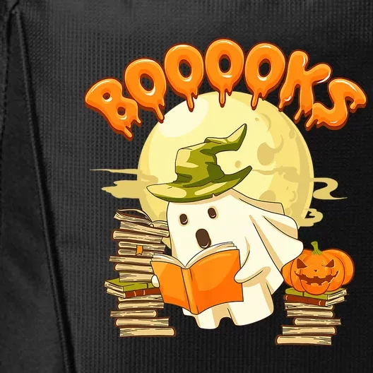 Books Lover Spooky Ghost Reading Book Halloween Costume Funny Gift City Backpack