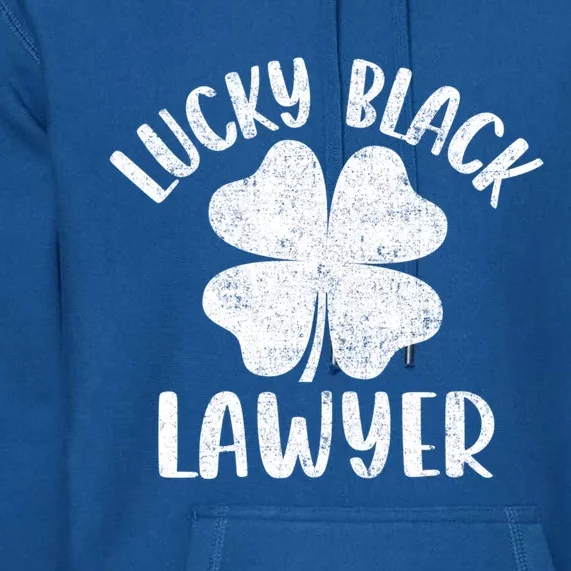 Black Lawyer St Patrick's Day African American Attorney Cute Gift Premium Hoodie