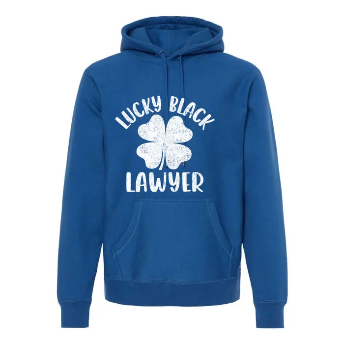 Black Lawyer St Patrick's Day African American Attorney Cute Gift Premium Hoodie