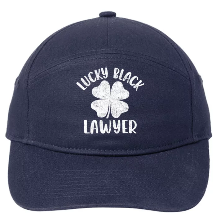 Black Lawyer St Patrick's Day African American Attorney Cute Gift 7-Panel Snapback Hat