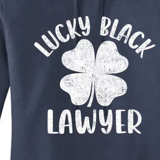 Black Lawyer St Patrick's Day African American Attorney Cute Gift Women's Pullover Hoodie