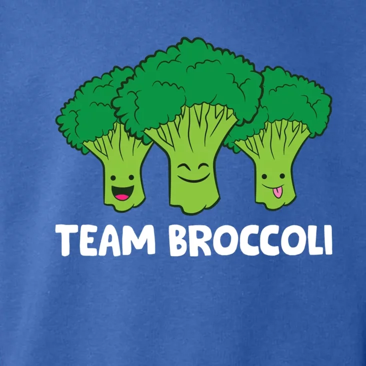 Broccoli Lover Team Broccoli Vegan Vegetarian Broccoli Funny Gift Toddler Hoodie