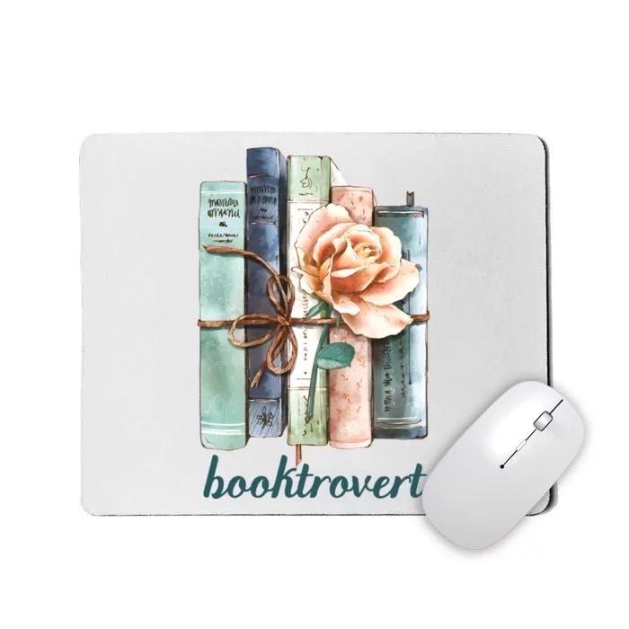 Booktroverts Librarian Teacher Book Lover Mousepad