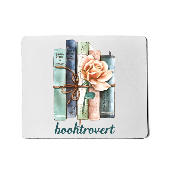 Booktroverts Librarian Teacher Book Lover Mousepad