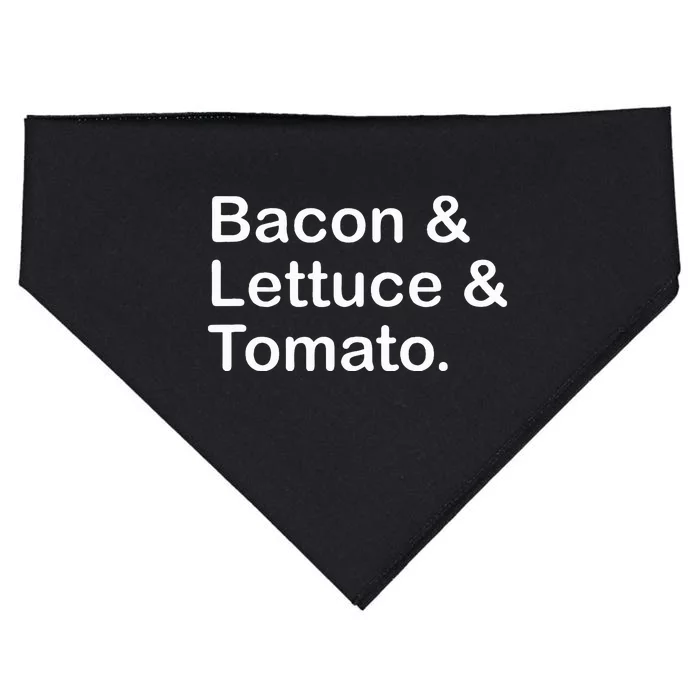 Bacon Lettuce Tomato USA-Made Doggie Bandana