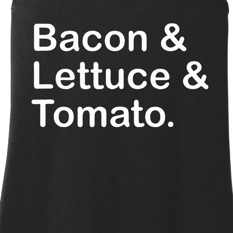 Bacon Lettuce Tomato Ladies Essential Tank