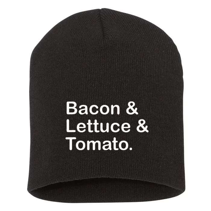 Bacon Lettuce Tomato Short Acrylic Beanie