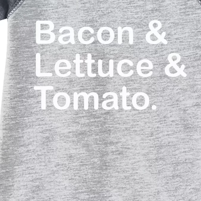 Bacon Lettuce Tomato Infant Baby Jersey Bodysuit