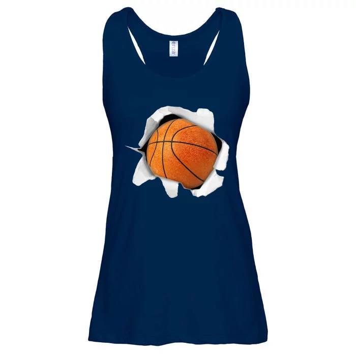 Basketball Lover Tee Ball Ladies Essential Flowy Tank