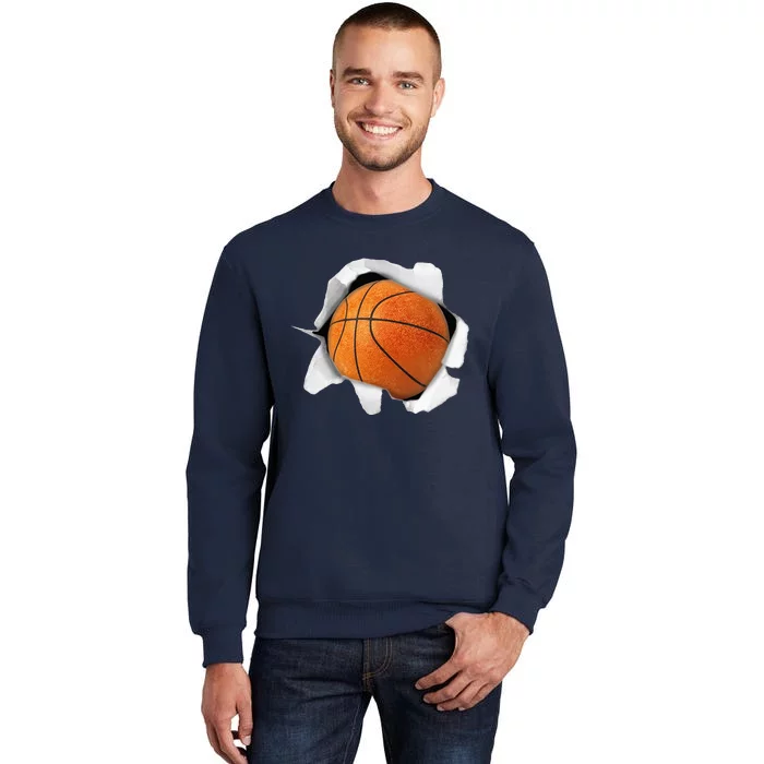 Basketball Lover Tee Ball Tall Sweatshirt