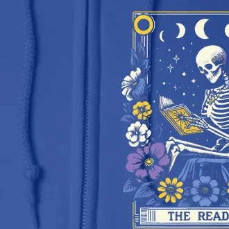 Book Lover Tarot Card The Reader Mystic Full Zip Hoodie