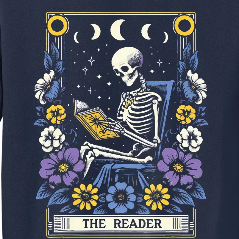 Book Lover Tarot Card The Reader Mystic Funny Sweatshirt