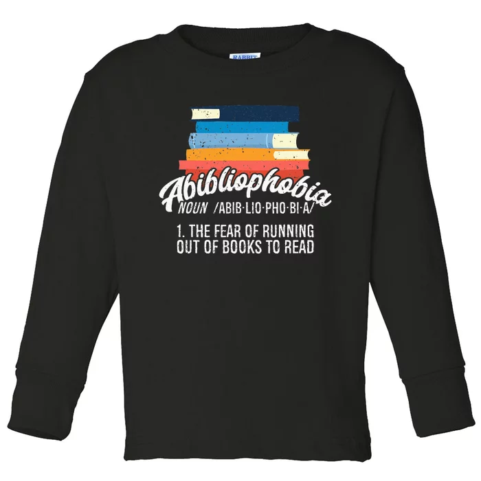 Book Lover T Book Lover Gift Reading Lover Toddler Long Sleeve Shirt