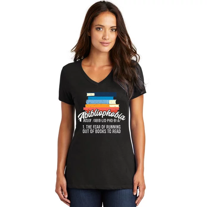 Book Lover T Book Lover Gift Reading Lover Women's V-Neck T-Shirt