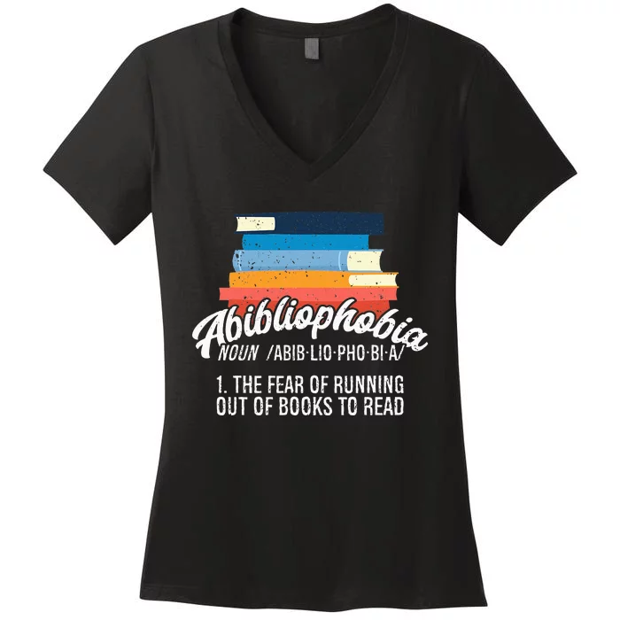 Book Lover T Book Lover Gift Reading Lover Women's V-Neck T-Shirt