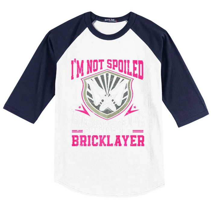 Brick Layer Union Bricklayer Girlfriend Bricklayer Wife Baseball Sleeve Shirt