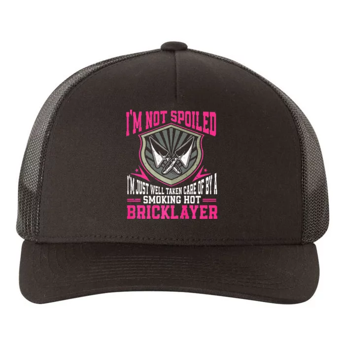 Brick Layer Union Bricklayer Girlfriend Bricklayer Wife Yupoong Adult 5-Panel Trucker Hat