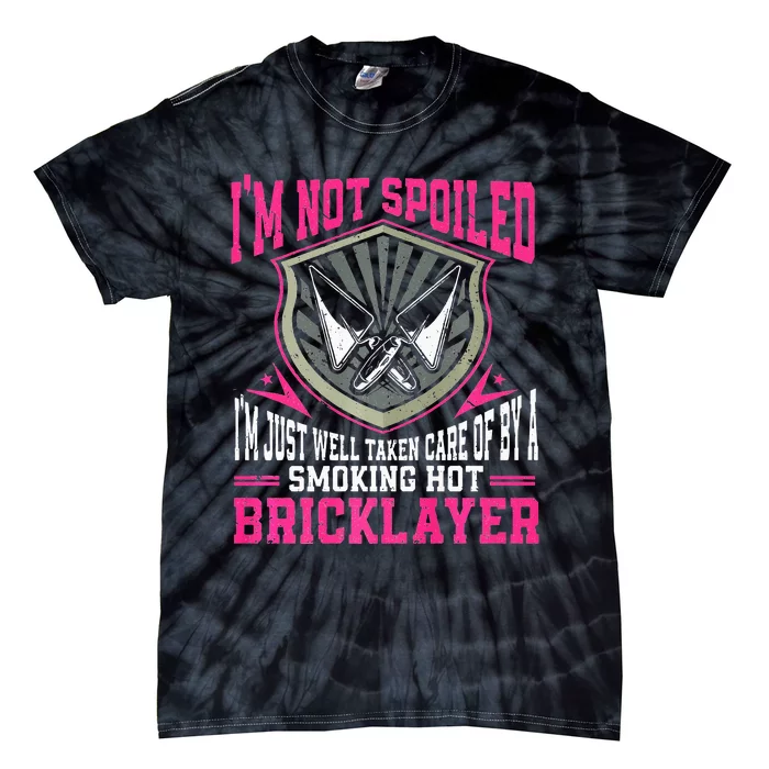 Brick Layer Union Bricklayer Girlfriend Bricklayer Wife Tie-Dye T-Shirt