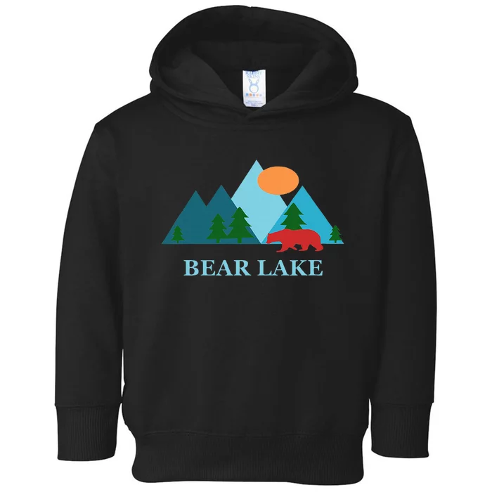 Bear Lake Utah And Idaho Vacation Souvenir Toddler Hoodie