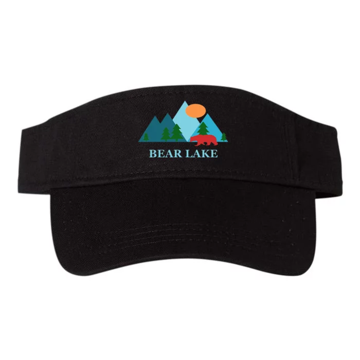 Bear Lake Utah And Idaho Vacation Souvenir Valucap Bio-Washed Visor