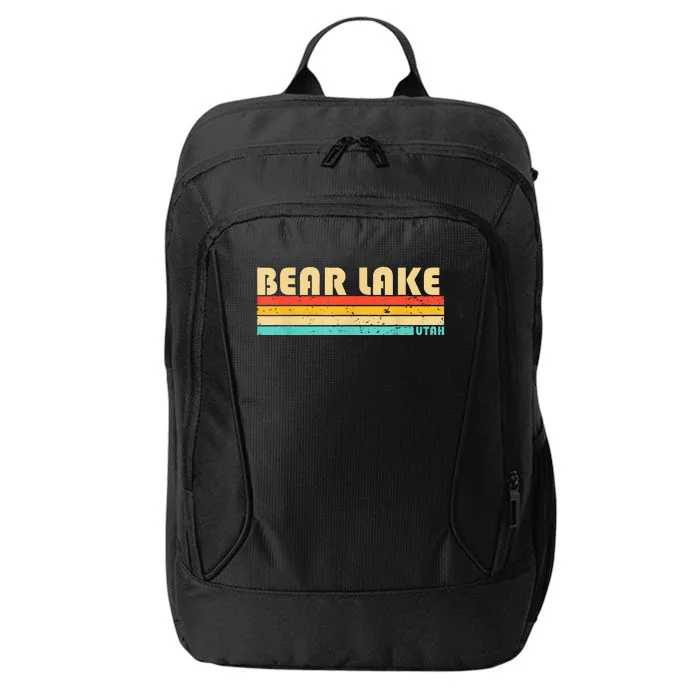 Bear Lake Utah Funny Fishing Camping Summer City Backpack