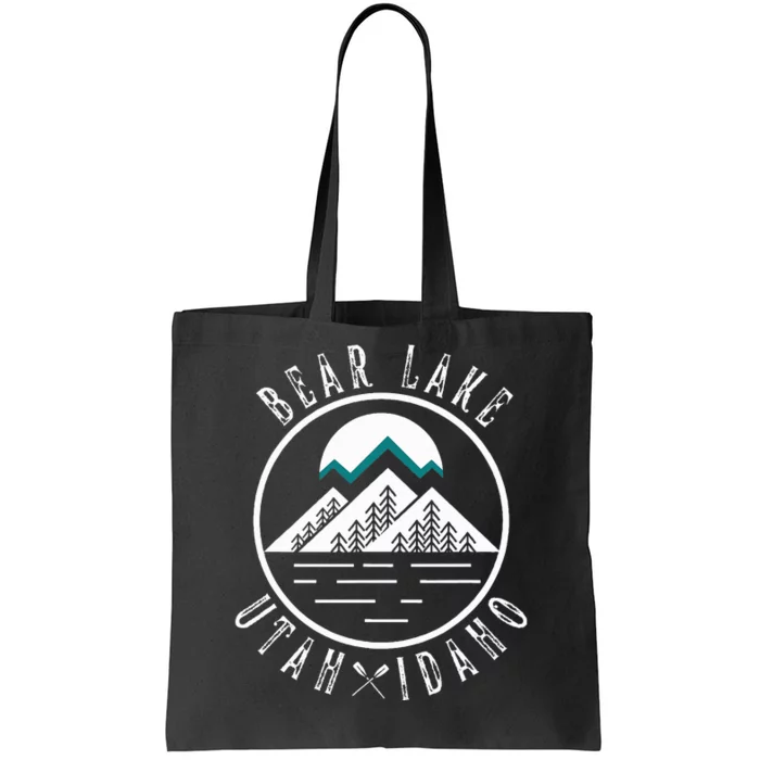 Bear Lake Utah Idaho Camping Boating Tote Bag