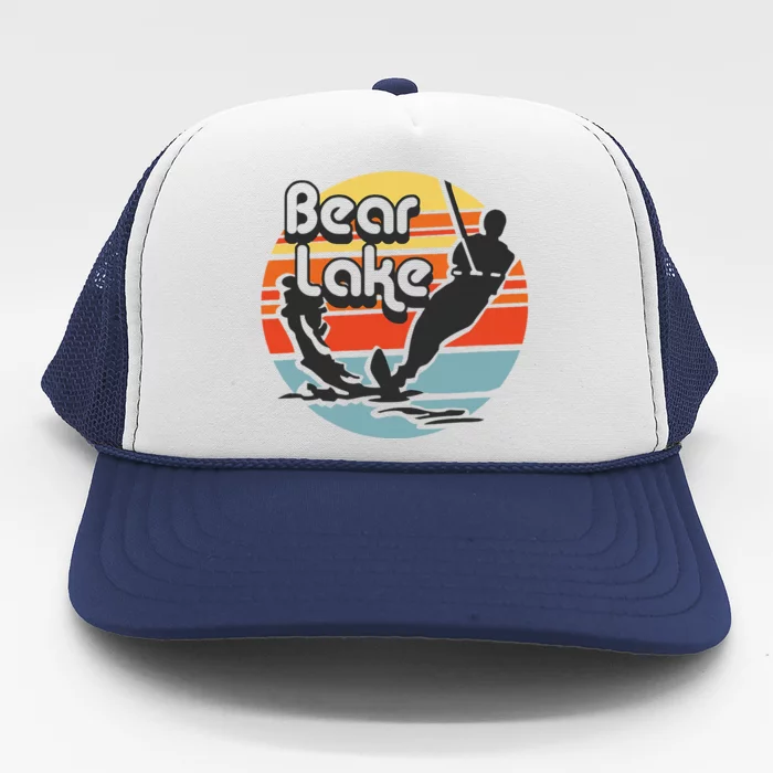 Bear Lake Utah Water Skiing Water Ski Trucker Hat