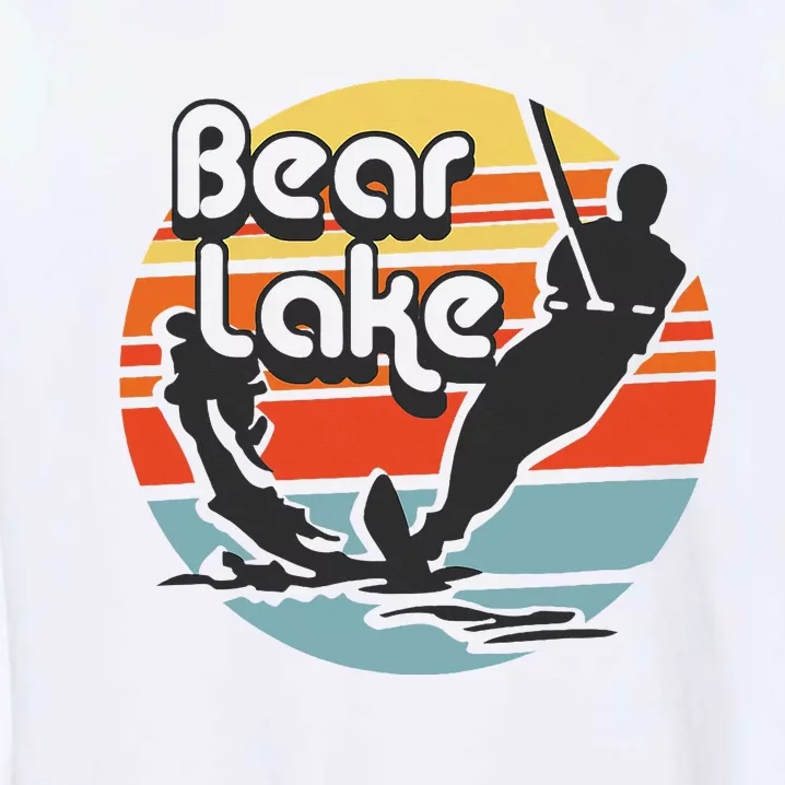 Bear Lake Utah Water Skiing Water Ski Garment-Dyed Sweatshirt