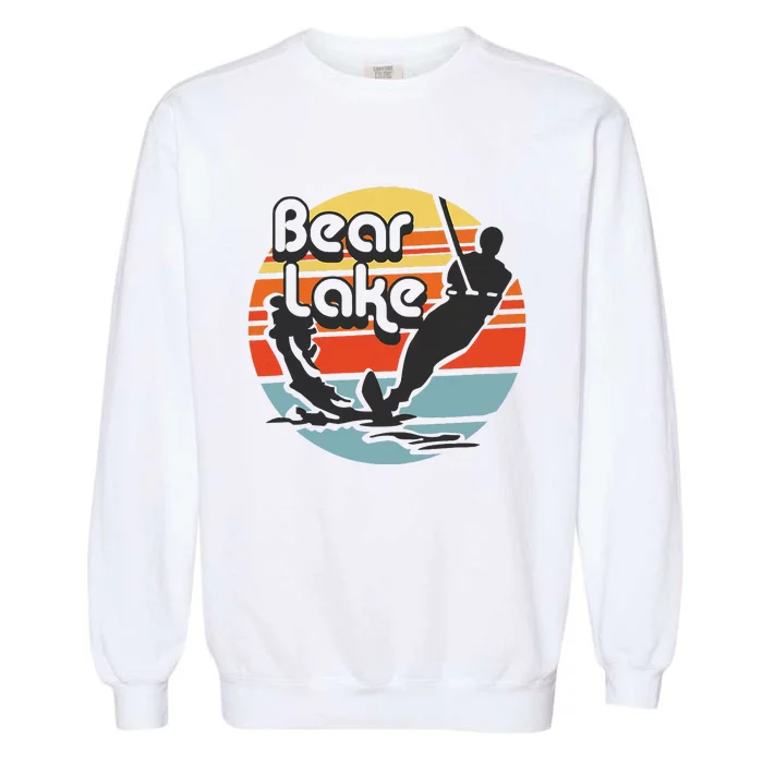 Bear Lake Utah Water Skiing Water Ski Garment-Dyed Sweatshirt