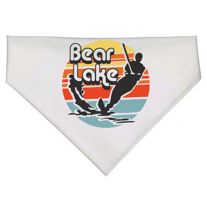 Bear Lake Utah Water Skiing Water Ski USA-Made Doggie Bandana