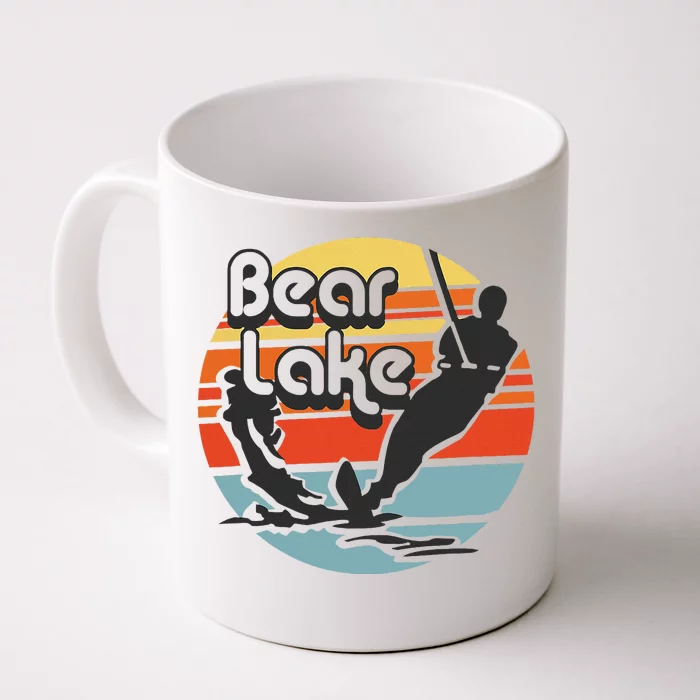 Bear Lake Utah Water Skiing Water Ski Front & Back Coffee Mug