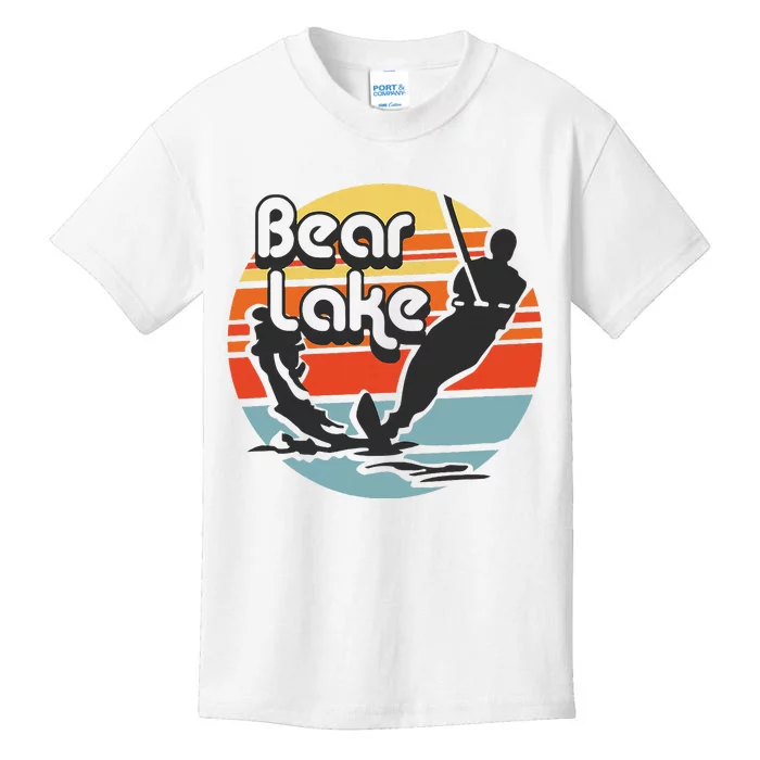 Bear Lake Utah Water Skiing Water Ski Kids T-Shirt