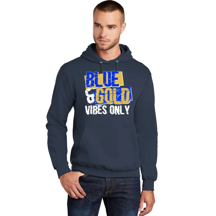 Blue & Gold Vibes Only Hoodie