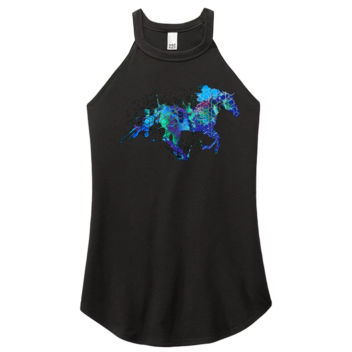 Blue Horse Running Women’s Perfect Tri Rocker Tank