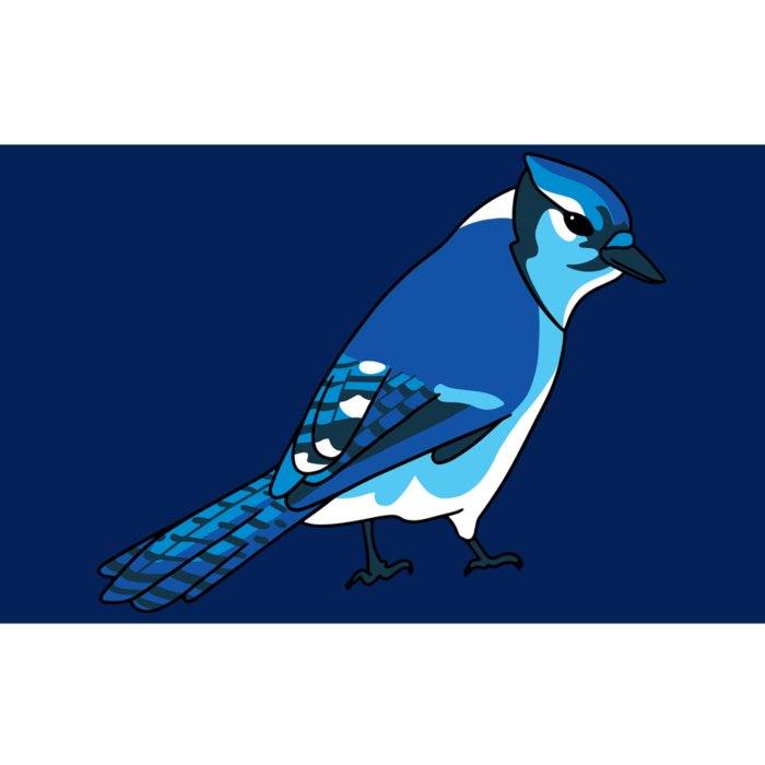 Blue Jay Bird Bumper Sticker