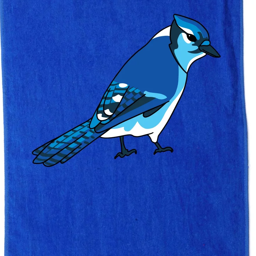 Blue Jay Bird Platinum Collection Golf Towel