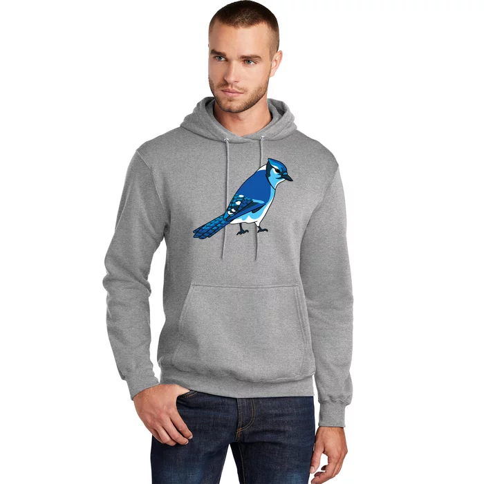 Blue Jay Bird Hoodie