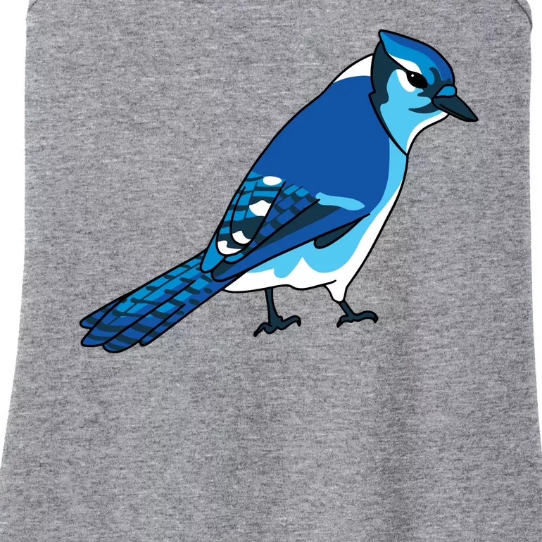 Blue Jay Bird Ladies Essential Tank