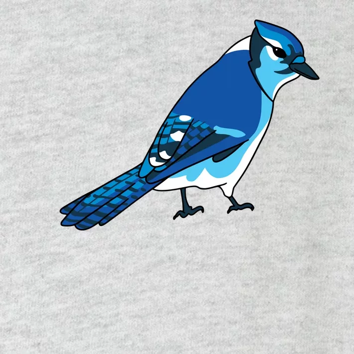 Blue Jay Bird Toddler Long Sleeve Shirt