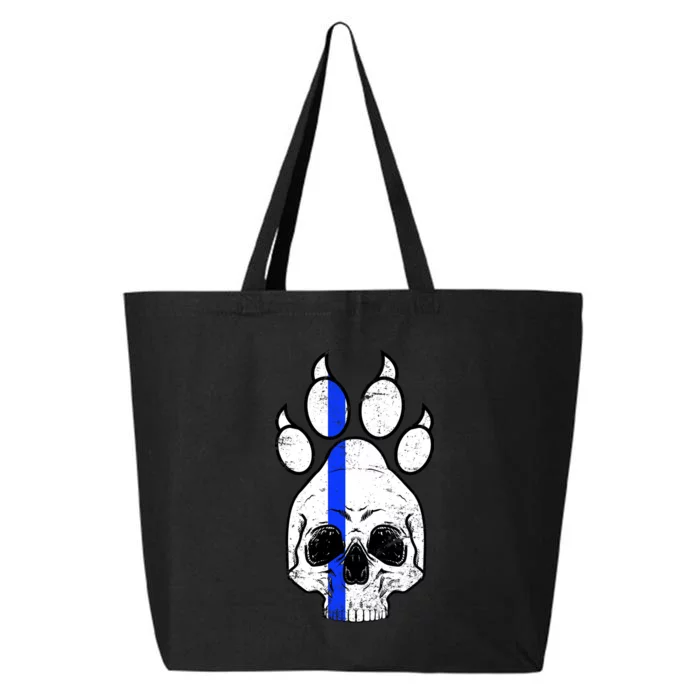 Blue Lives K9 Blue Thin Line Paw 25L Jumbo Tote