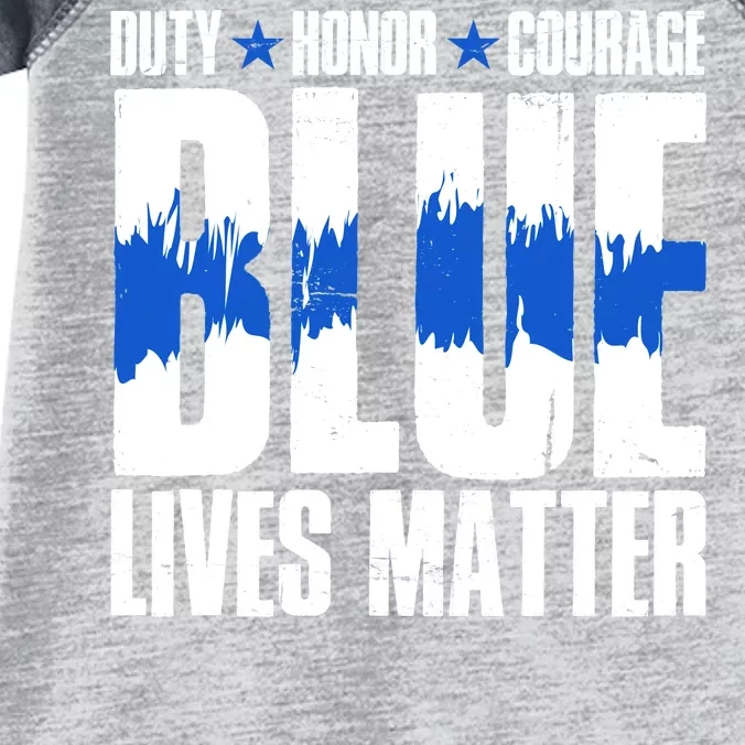 Blue Lives Matter Infant Baby Jersey Bodysuit