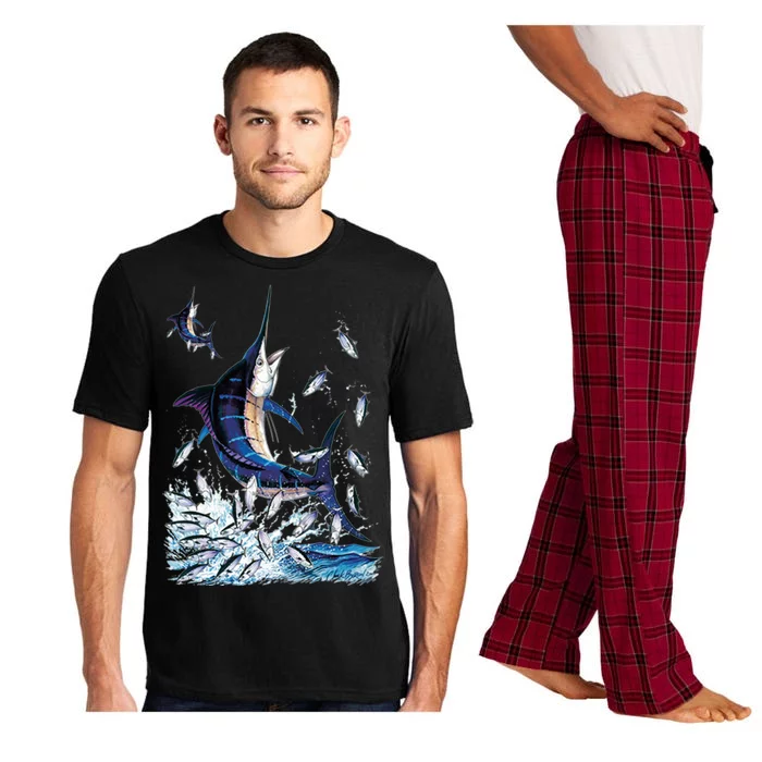 Blue Marlin Fishing Pajama Set