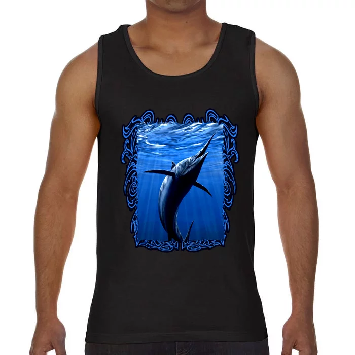 Blue Marlin Underwater Comfort Colors® Tank Top