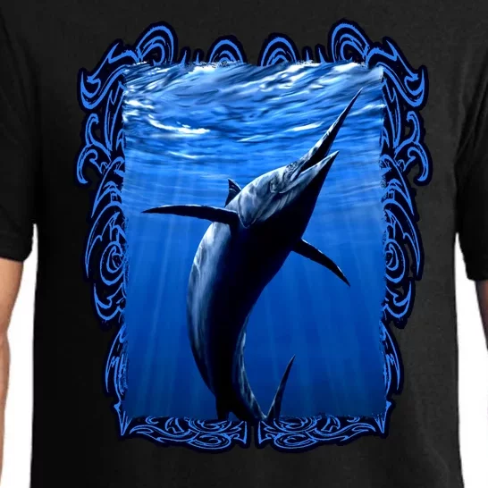 Blue Marlin Underwater Pajama Set