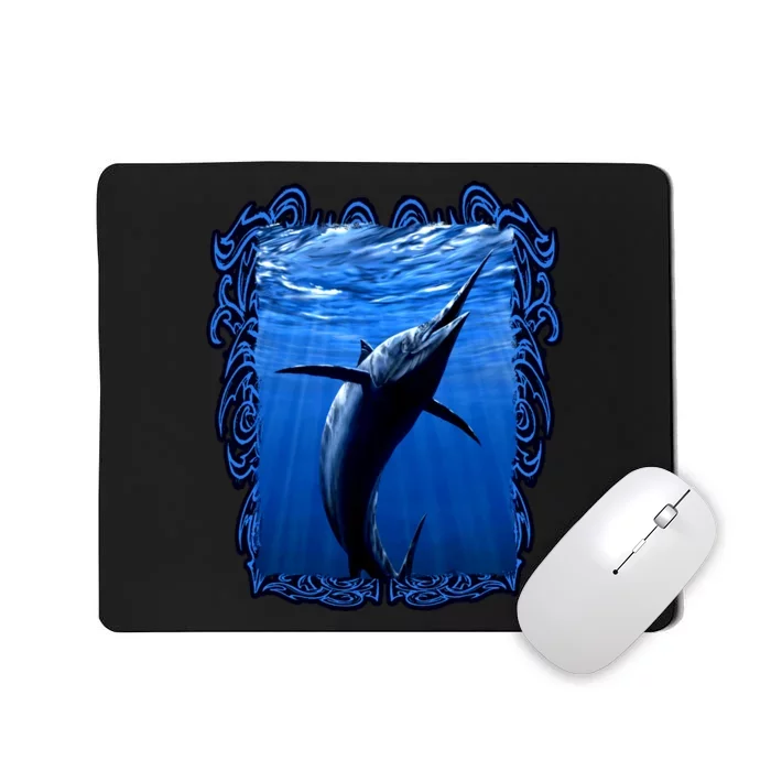 Blue Marlin Underwater Mousepad