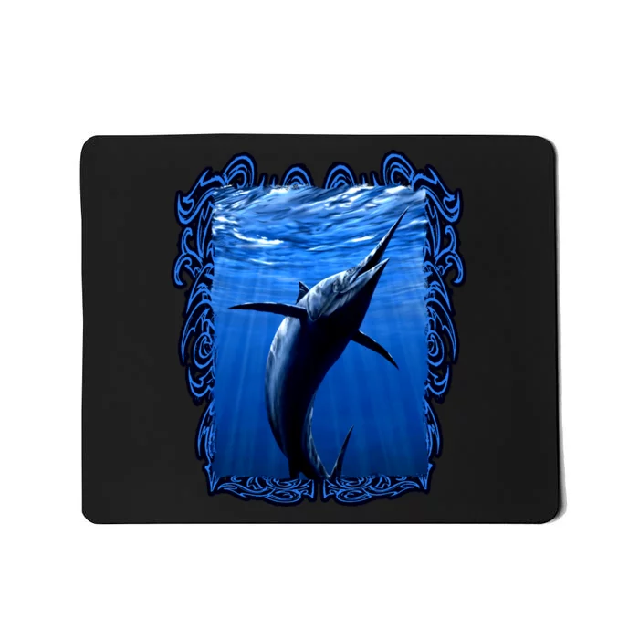 Blue Marlin Underwater Mousepad