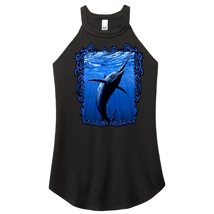 Blue Marlin Underwater Women’s Perfect Tri Rocker Tank