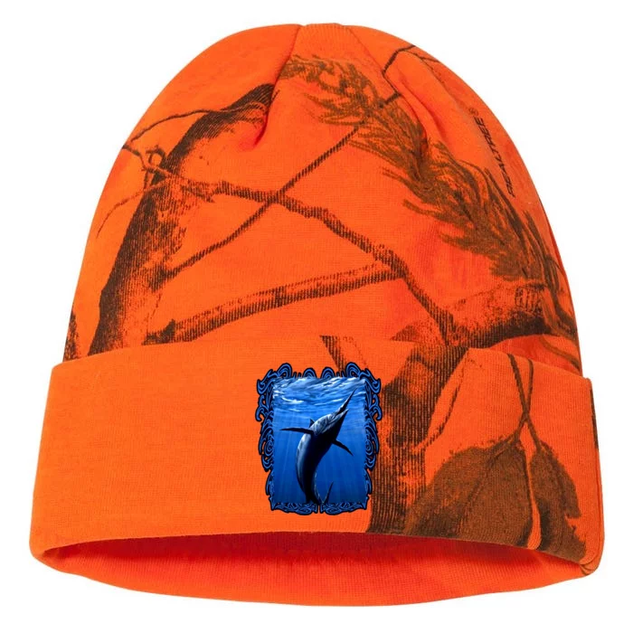 Blue Marlin Underwater Kati - 12in Camo Beanie